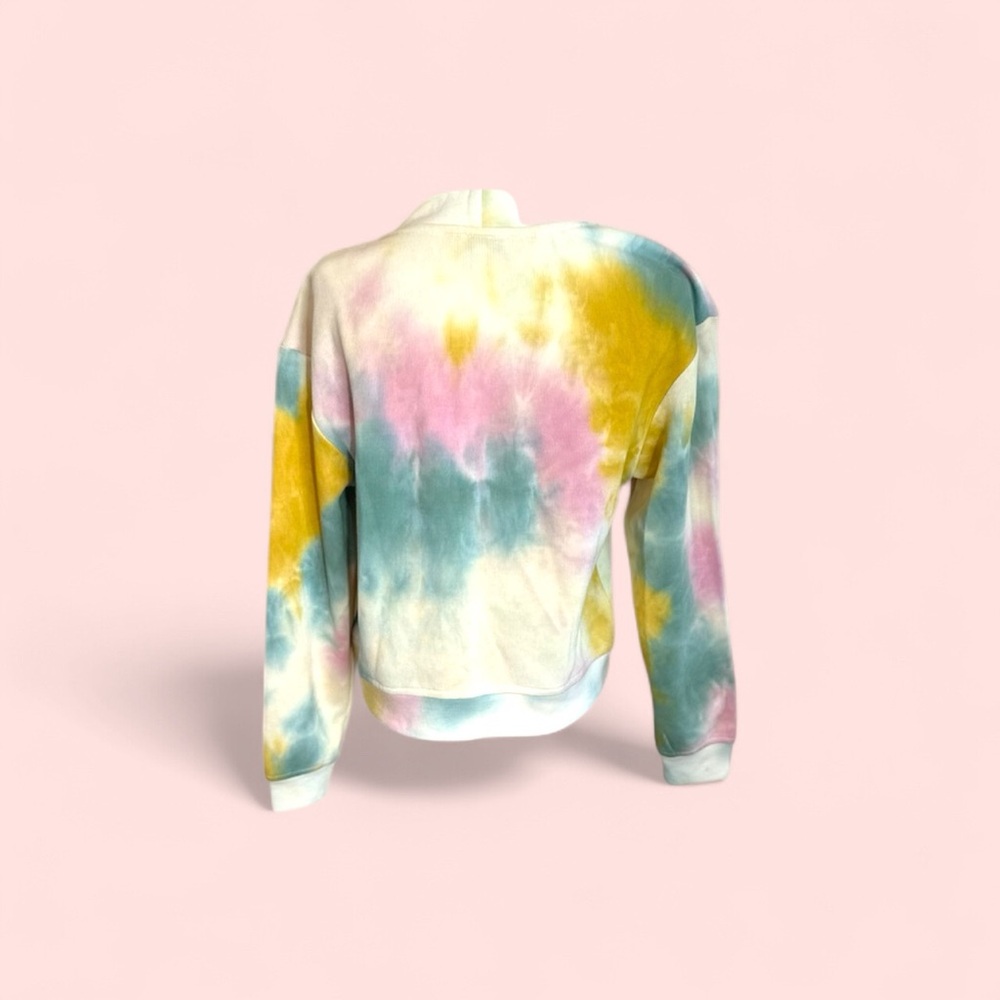 Current air NWOT size Small tie dye twist front‎ cropped sweatshirt - Picture 3 of 13